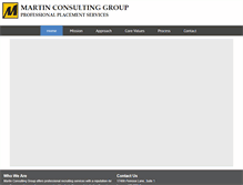 Tablet Screenshot of martincareers.com